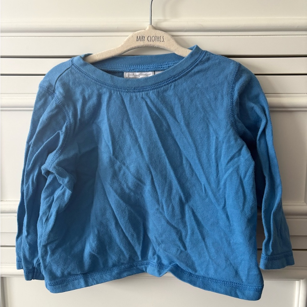 First Impressions Blue Cotton 3 piece set size 24mo - Picture 4 of 7